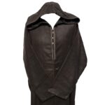 Oversizednorml 009 Plus Size Brown Moroccan Winter Wool Blend Hooded Long Sleeve Thobe Djellaba (6)