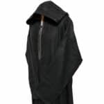 Oversizedwl 002 Oversized Black Winter Wool Blend Hooded Long Sleeves Thobe Djelleba (14)