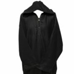 Oversizedwl 005 Black Oversized Black Winter Wool Blend Hooded Long Sleeves Thobe Djelleba (22)