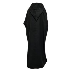 Oversizedwl Blk003 Oversized Black Winter Wool Blend Hooded Long Sleeves Thobe Djelleba Black 2 (3)