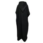 Oversizedwl Blk004 Oversized Black Winter Wool Blend Hooded Long Sleeves Thobe Djelleba Black 4 (3)