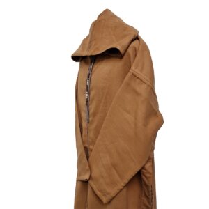 Oversizedwl Cmlbrwn 001 Oversized Camel Brown Winter Wool Blend Hooded Long Sleeves Thobe Djelleba 223513