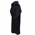 Ovrszenrmlwl 0049 Plus Size Moroccan Winter Cashmere Wool Blend Black Hooded Thobe Djellaba (4)