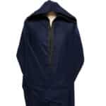 Ovrszenrmlwl 0053 Plus Size Moroccan Winter Cashmere Wool Blend Navy Blue Hooded Jubba Thobe Djellaba (1)