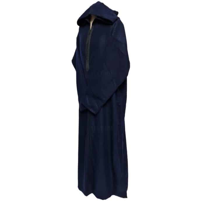 Ovrszenrmlwl 0053 Plus Size Moroccan Winter Cashmere Wool Blend Navy Blue Hooded Jubba Thobe Djellaba (3)