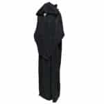 Ovrszenrmlwl 0056 Plus Size Grey Moroccan Winter Cashmere Wool Blend Hooded Jubba Thobe Djellaba (5)