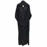 Ovrszenrmlwl 0056 Plus Size Grey Moroccan Winter Cashmere Wool Blend Hooded Jubba Thobe Djellaba (6)