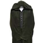 Ovrszenrmlwl 0061 Plus Size Moroccan Winter Wool Blend Green Hooded Thobe Jubba Djellaba(5)