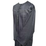 Omani Grey003 Men Omani Long Sleeves Thobes0418 223758