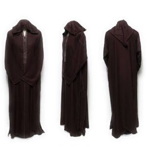 Rich Soft Cotton Brown Men's Moroccan Hooded Thobe/Jubba/Djelleba