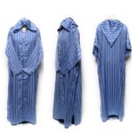 Size 54 Men Moroccan hooded cotton shiny thobe jubba Djelleba dishdash kandorah