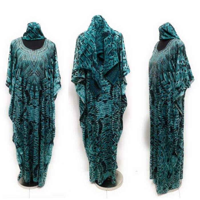 Women's Luxury Kaftan Blue DN1002