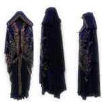 Women Dubai Velvet Open Kimono Abaya Long Maxi Jilbab Burka