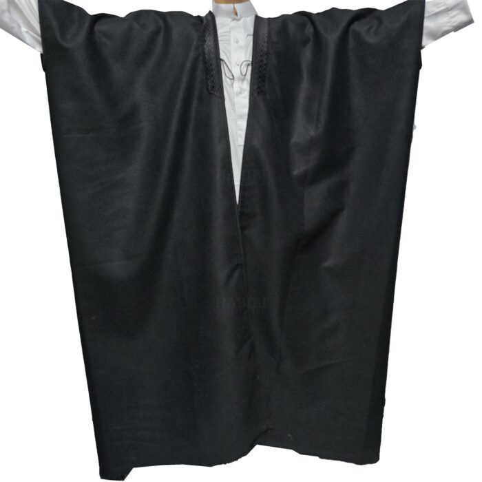 Premium Short Sleeve Arabian Bisht مشلح Cloak Black Arab Dress Mishlah Robe Eid Bsht Hlhslv 0024 (10)