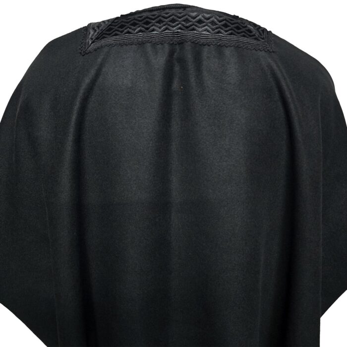 Premium Short Sleeve Arabian Bisht مشلح Cloak Black Arab Dress Mishlah Robe Eid Bsht Hlhslv 0024 (12)