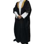 Premium Short Sleeve Arabian Bisht مشلح Cloak Black Gold Arab Dress Mishlah Robe Eid Bsht Hlhslv 0025 (13)