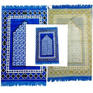 Premium Thick Jumbo Size Islamic Prayer Mat.jannamaz.musalla1000g+ 33x51 (1)