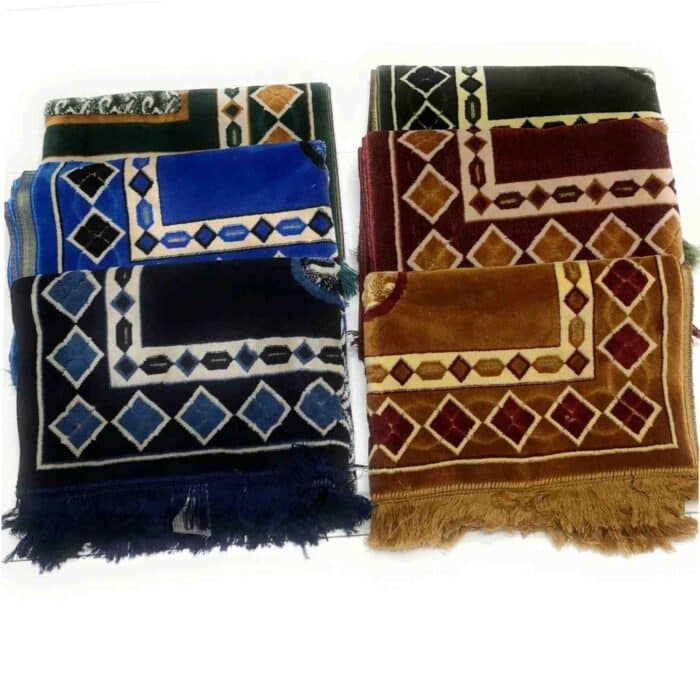 Premium Thick Jumbo Size Islamic Prayer Mat.jannamaz.musalla1000g+ 33x51 (5)