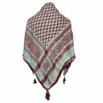 Q.no.111a 011 Shemagh Arab Head Scarf Wrap Arafat Keffiyeh Yashmagh Black +fringes 0617 184159