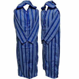 Rachctnhd 002 Royal Blue Mens Moroccan Striped Cotton Thobe Jubba Djelleba 171936