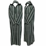 Rachctnhd 003 Dark Green Mens Moroccan Striped Cotton Thobe Jubba Djelleba 173513