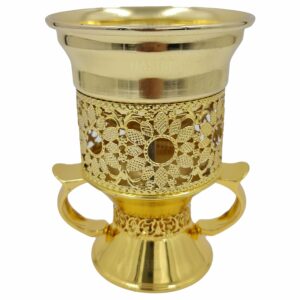 Rb 6692s G Gold Metal Incense Burner, Bakhoor Burner High Quality Magnetic Top0619 204523