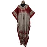 Rc33 Women's Kaftan Loose Fit Tunic Dress Sequin Floral Maxi Dress Moroccan Beige V Neck Polyester Short Sleeves Thobe Jubba Kandora(5)