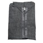 Rchctnhdnew 001 Men's Moroccan Rich Soft Cotton Grey Hooded Thobe Jubba Djellaba 0501 183650