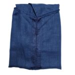 Rchctnhdnew 002 Men's Moroccan Rich Soft Cotton Navy Blue Hooded Thobe Jubba Djellaba 0501 183740