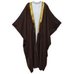 Royalprem 0011 Men's Super High Quality Brown Gold Long Sleeves Bisht 104305