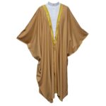 Royalprem 009 Men's Super High Quality Toffee Gold Long Sleeves Bisht