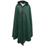 Silhamhc 002 Moroccan Djellaba Green Cloak Cape Cashmere Wool Blend Silham Burnous 202058