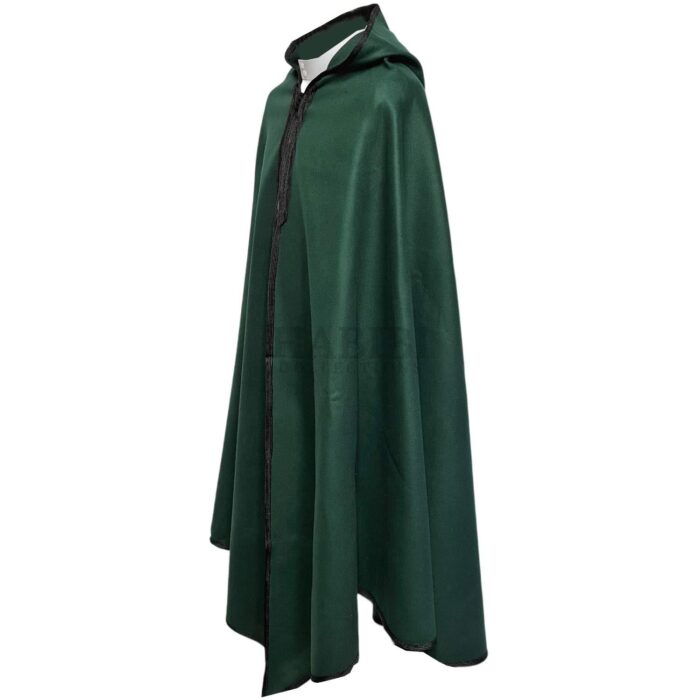 Silhamhc 002 Moroccan Djellaba Green Cloak Cape Cashmere Wool Blend Silham Burnous 202128