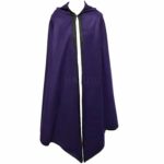 Silhamhc 003 Moroccan Djellaba Purple Cloak Cape Cashmere Wool Blend Silham Burnous 201546