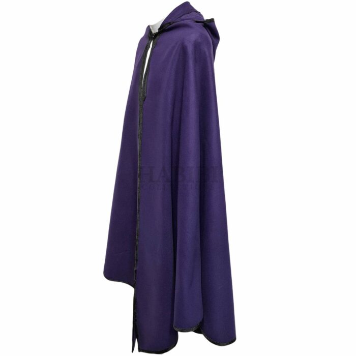 Silhamhc 003 Moroccan Djellaba Purple Cloak Cape Cashmere Wool Blend Silham Burnous 201559