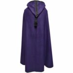 Silhamhc 003 Moroccan Djellaba Purple Cloak Cape Cashmere Wool Blend Silham Burnous 201643