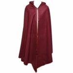 Silhamhc 004 Moroccan Djellaba Maroon Cloak Cape Cashmere Wool Blend Silham Burnous 201002