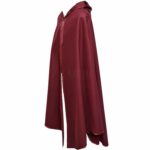 Silhamhc 004 Moroccan Djellaba Maroon Cloak Cape Cashmere Wool Blend Silham Burnous 201013