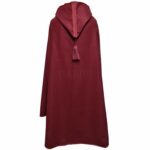 Silhamhc 004 Moroccan Djellaba Maroon Cloak Cape Cashmere Wool Blend Silham Burnous 201204