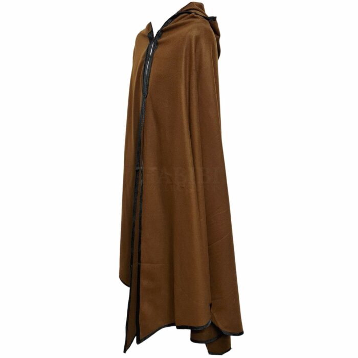 Silhamhc 005 Moroccan Djellaba Brown Cloak Cape Cashmere Wool Blend Silham Burnous 200346