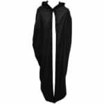 Silhamhc 006 Moroccan Djellaba Black Cloak Cape Cashmere Wool Blend Silham Burnous 202644 Copy