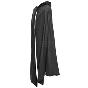Silhamhc 006 Moroccan Djellaba Black Cloak Cape Cashmere Wool Blend Silham Burnous 202658 Copy