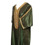 Styl 93d Men Moroccan Cotton Dark Green Half Sleeves Thobe Jubba Kandora Dishdasha 0515 164627 (1)