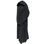 Superthkwrmwl 0024b Moroccan Super Thick Warm Cashmere Wool Blend Grey Black Hooded Thobe Djellaba (4)