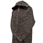 Superthkwrmwl 0028 Moroccan Super Thick Warm Cashmere Wool Blend Brown Hooded Thobe Djellaba (5)