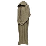 Superthkwrmwl 0032q Moroccan Super Thick Warm Cashmere Wool Blend Beige Hooded Thobe Djellaba (8)