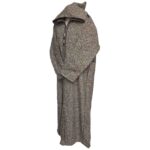 Superthkwrmwl 300k Moroccan Super Thick Warm Cashmere Wool Blend Brown Hooded Thobe Djellaba(6)
