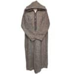 Superthkwrmwl 300k Moroccan Super Thick Warm Cashmere Wool Blend Brown Hooded Thobe Djellaba(7)