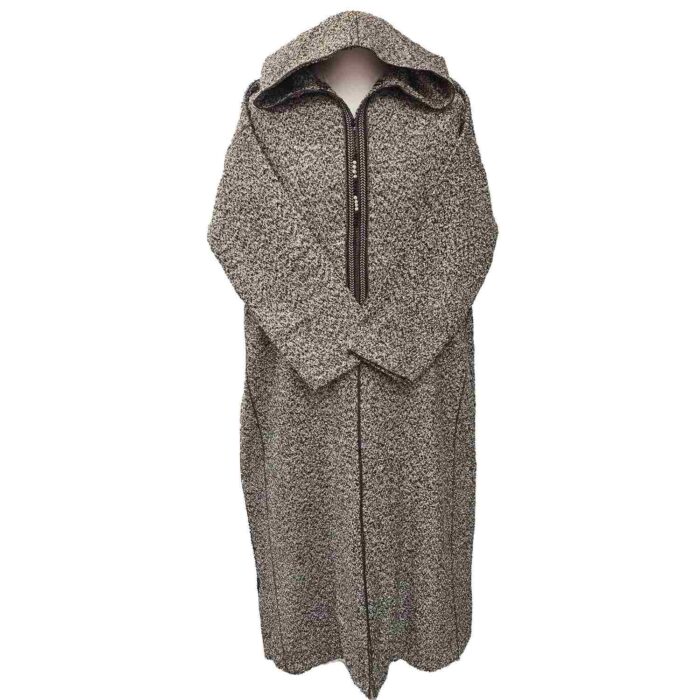 Superthkwrmwl 600fr Moroccan Super Thick Warm Cashmere Wool Blend Brown Hooded Thobe Djellaba (3)