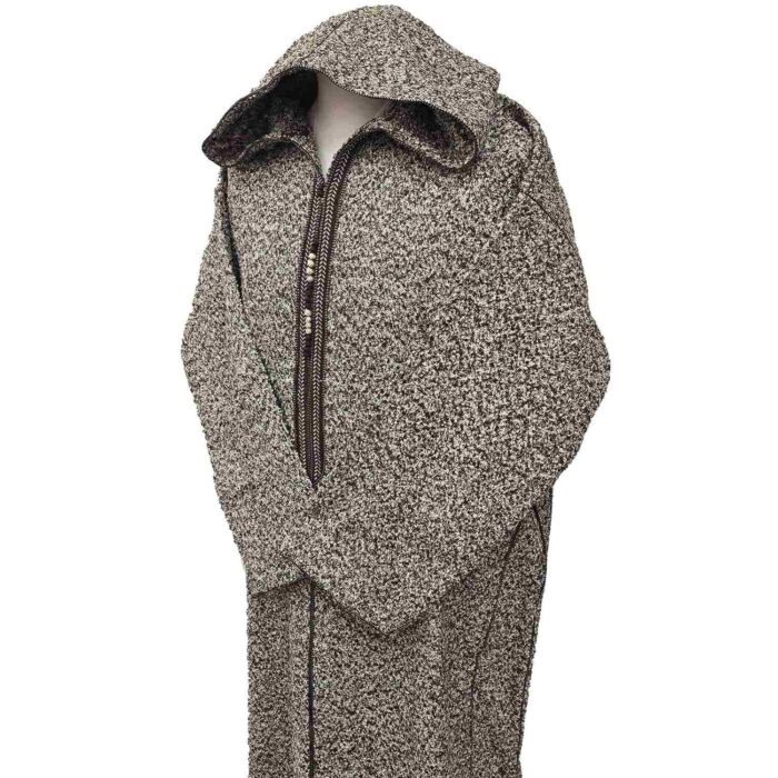 Superthkwrmwl 600fr Moroccan Super Thick Warm Cashmere Wool Blend Brown Hooded Thobe Djellaba (4)